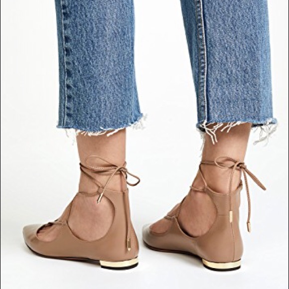 Aquazurra Christy lace-up flats - Picture 3 of 7